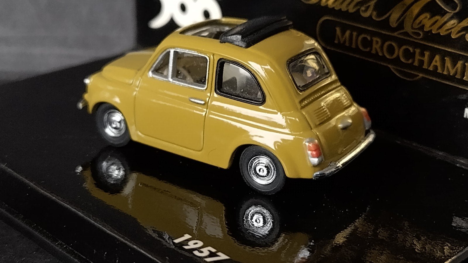Fiat 500 1957 1:64 Minichamps Micro Pol, Auto, Verzenden, ., Nieuw