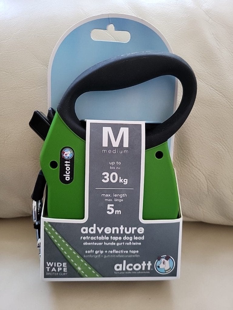 Alcott adventure hondenriem m tape 5m tot 30kg, Ophalen of Verzenden, Nieuw, Hondenriem