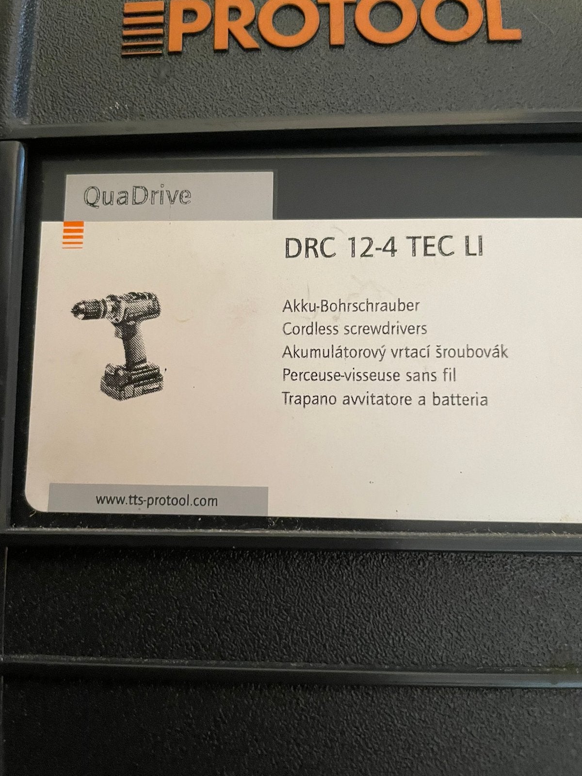 Protool qua drive accu boormachine 18 v, Ophalen, Zo goed als nieuw, Boormachine