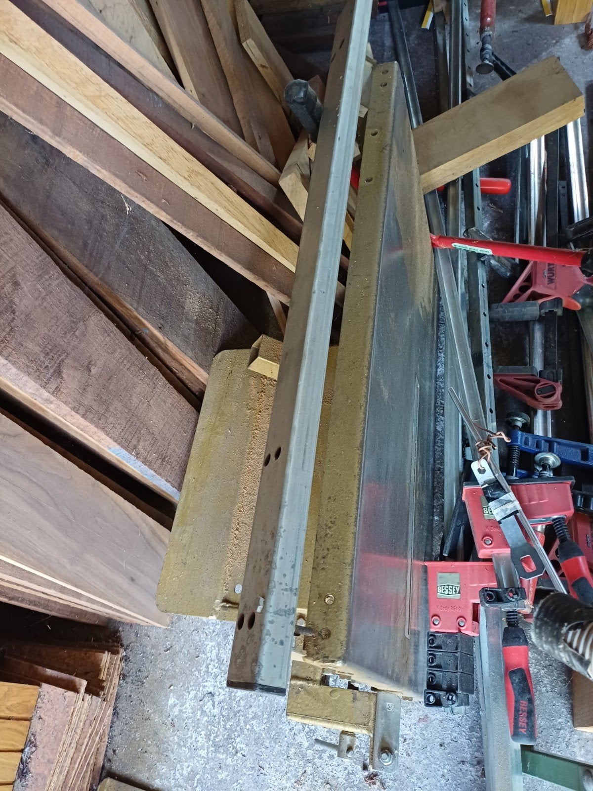 Freestafel, zaagtafel, langgatboot, scheppach hm2, Ophalen, Gebruikt