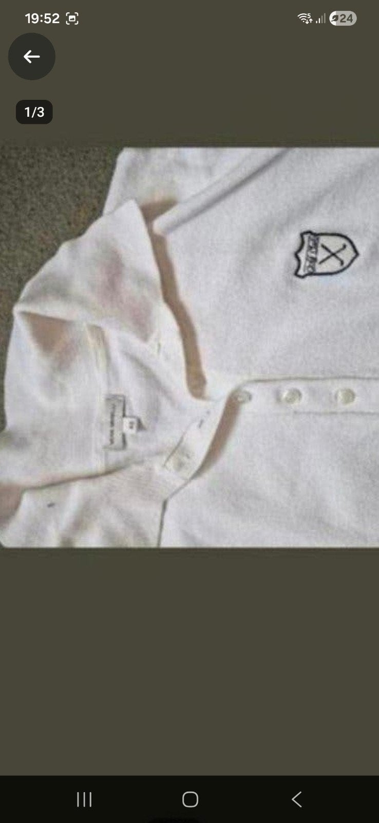 polo, Ophalen of Verzenden, Gedragen, Blauw, Korte mouw