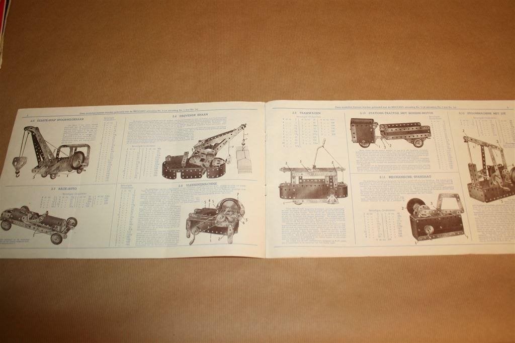 Meccano. Handleiding voor aanvullings-uitrusting No. 1a, Ophalen of Verzenden