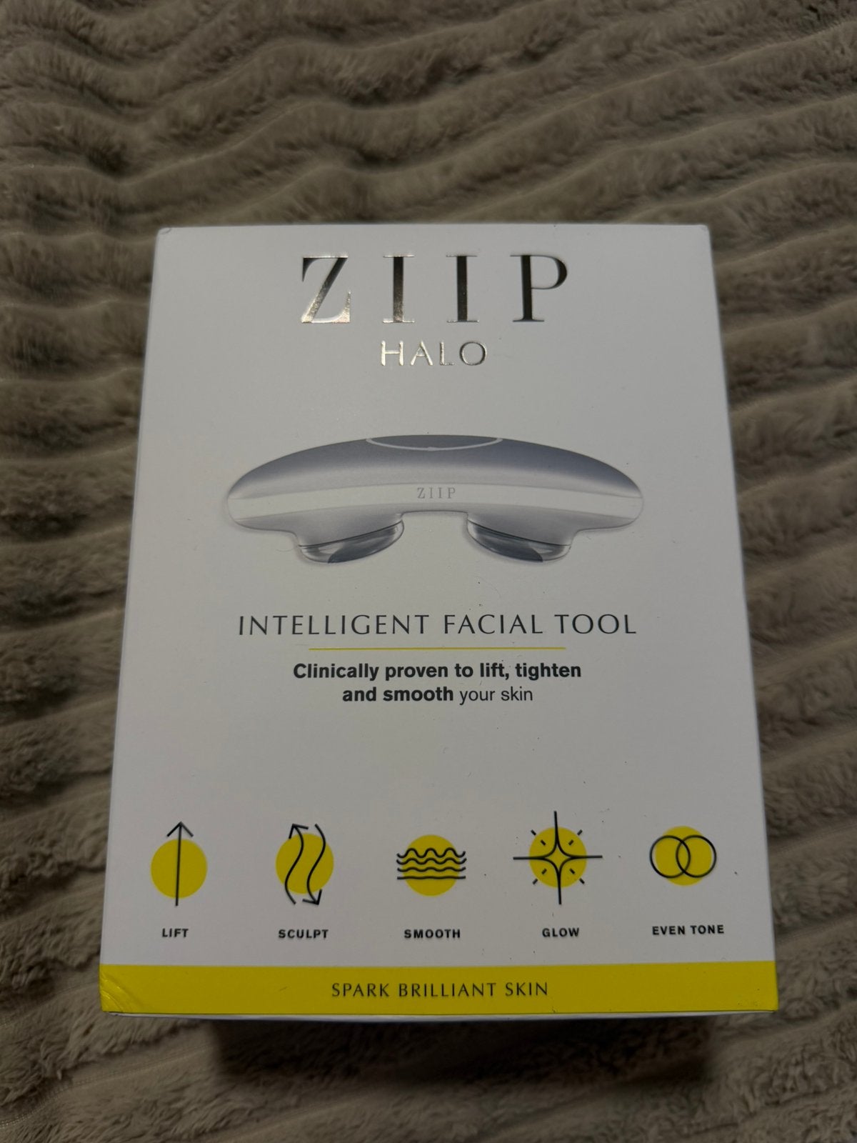 ZIIP HALO Intelligent Facial Tool, Gehele gezicht, Wit, Nieuw, Ophalen of Verzenden