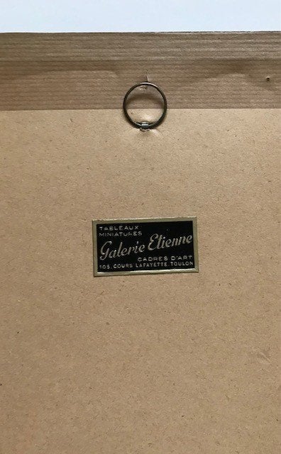 Ingelijste gravure van La Mode Illustrée, Ophalen of Verzenden, Zo goed als nieuw, Voor 1940, Prent