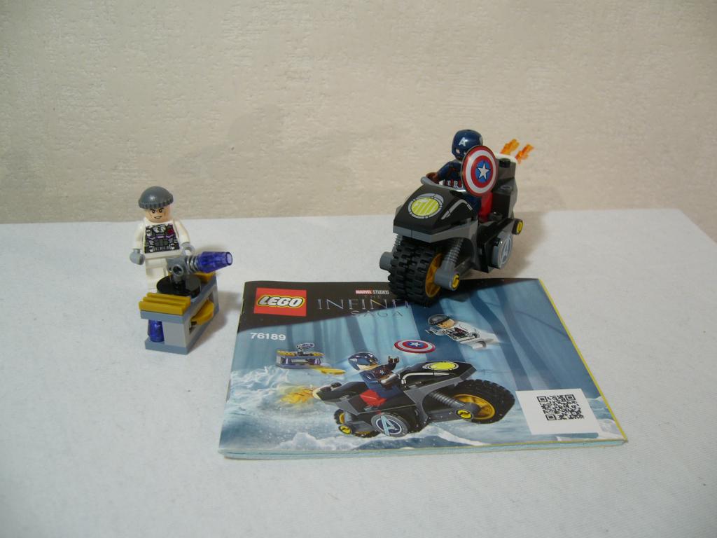 Lego Super Heroes 76189 Captian America and Hydra Face Off, Gebruikt, Marvel, Lego, Ophalen of Verzenden