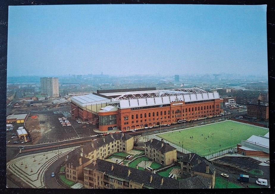 Stadion Ansichtkaart Rangers, Ophalen, Zo goed als nieuw, Buitenlandse clubs, Poster, Plaatje of Sticker