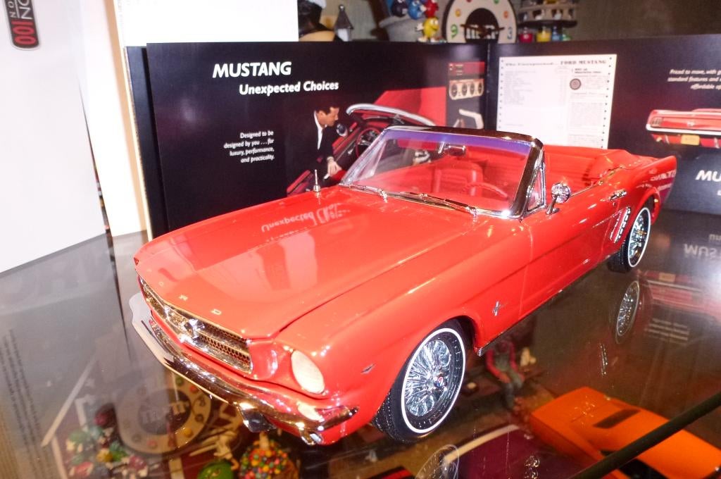 Ford mustang 1964 1/2  precision100, Hobby en Vrije tijd, Modelauto's | 1:18, Ophalen of Verzenden, Zo goed als nieuw, Overige merken