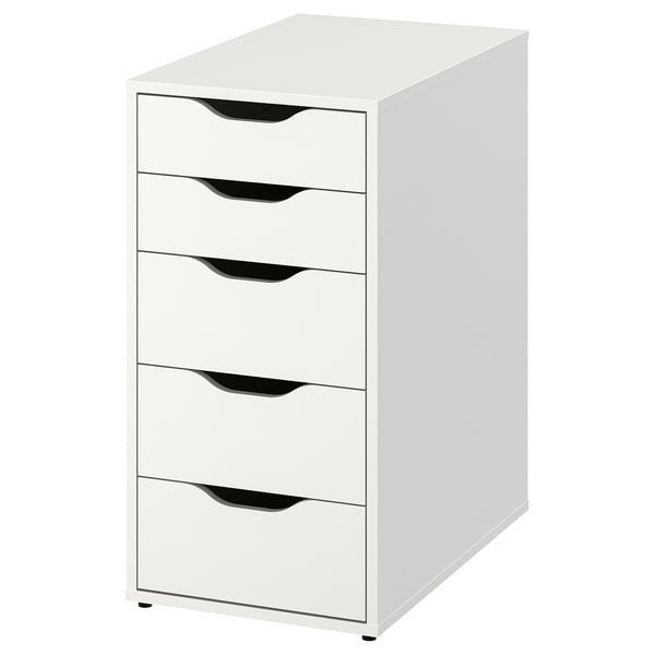 Alex Ikea ladekast bureaukast, Ophalen, Minder dan 50 cm, 5 laden of meer, Zo goed als nieuw