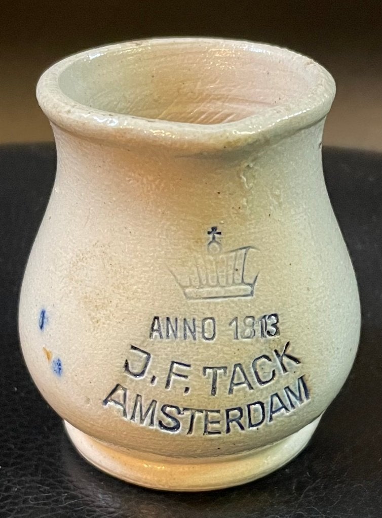 Steengoed potje J.F.Tack (brocante), Antiek en Kunst, Ophalen of Verzenden