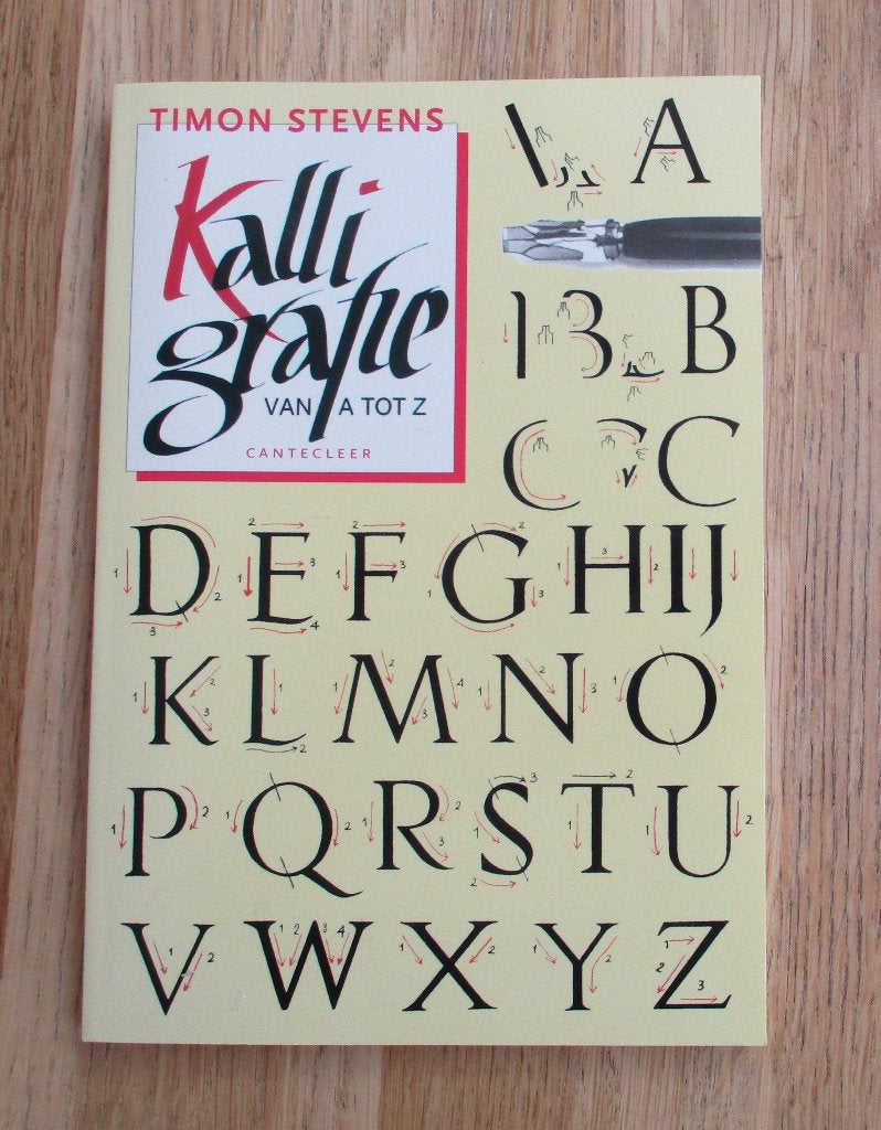 Kalligrafie van A tot Z Timon Stevens kalligraferen boek, Timon stevens, Ophalen of Verzenden, Zo goed als nieuw, Overige onderwerpen