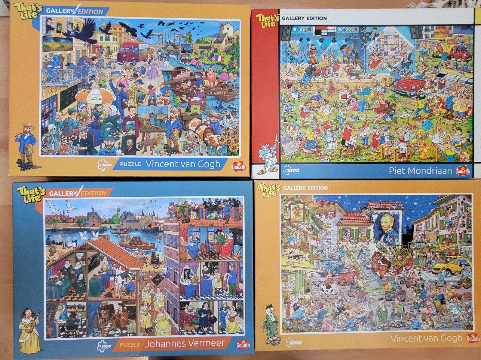 4 thats life puzzels, Ophalen of Verzenden, 500 t/m 1500 stukjes, Zo goed als nieuw