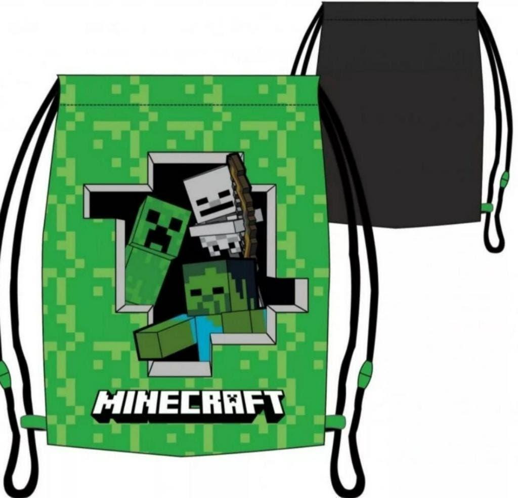 Minecraft Gymtas / Zwemtas / Rugtas / Sporttas - Creeper, Sieraden, Tassen en Uiterlijk, Tassen | Rugtassen, Nieuw, Overige merken