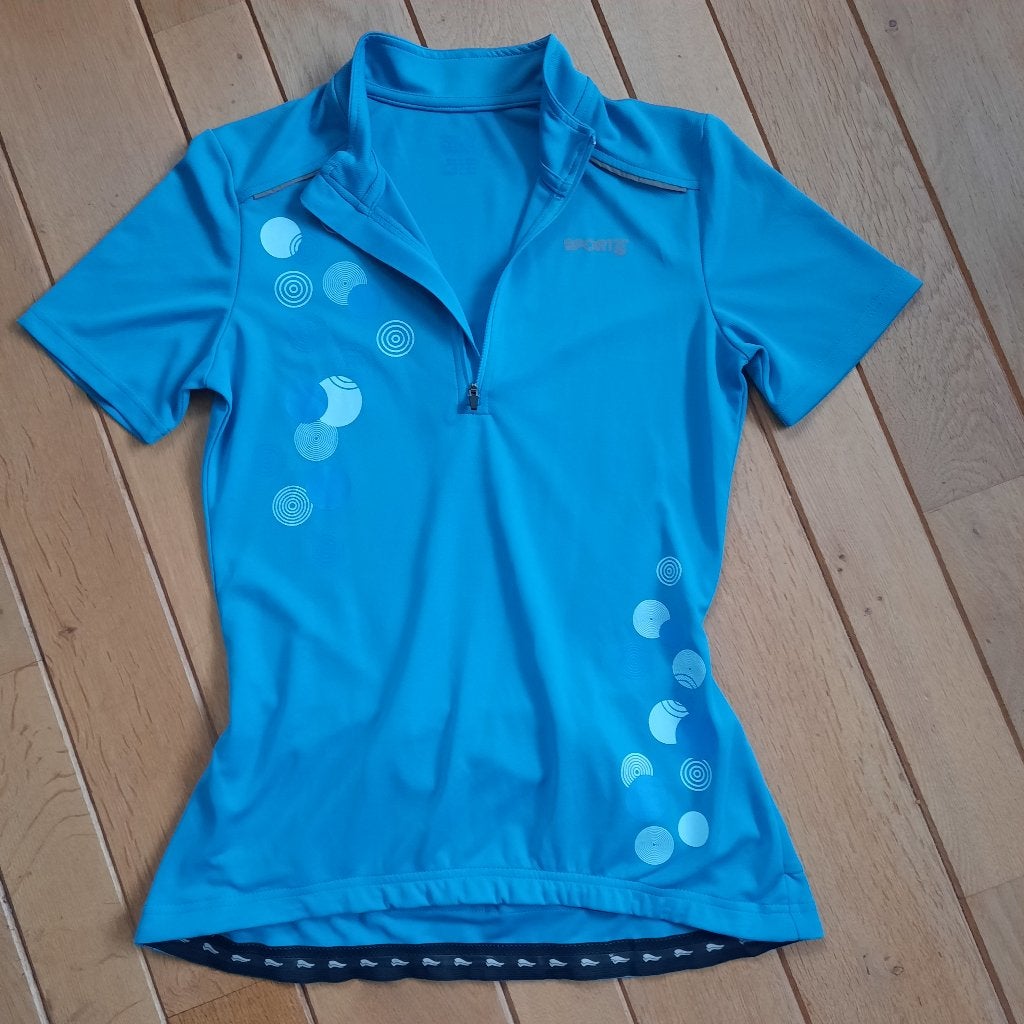 Crivit dames wielren fiets shirt blauw maat M, Maat 38/40 (M), Blauw, Ophalen of Verzenden, Crivit
