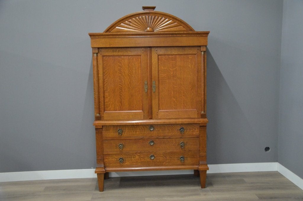 Drents kabinet met zon, Ophalen of Verzenden