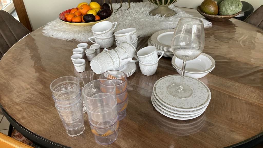 Camping servies Mepal Damast, Ophalen, Gebruikt