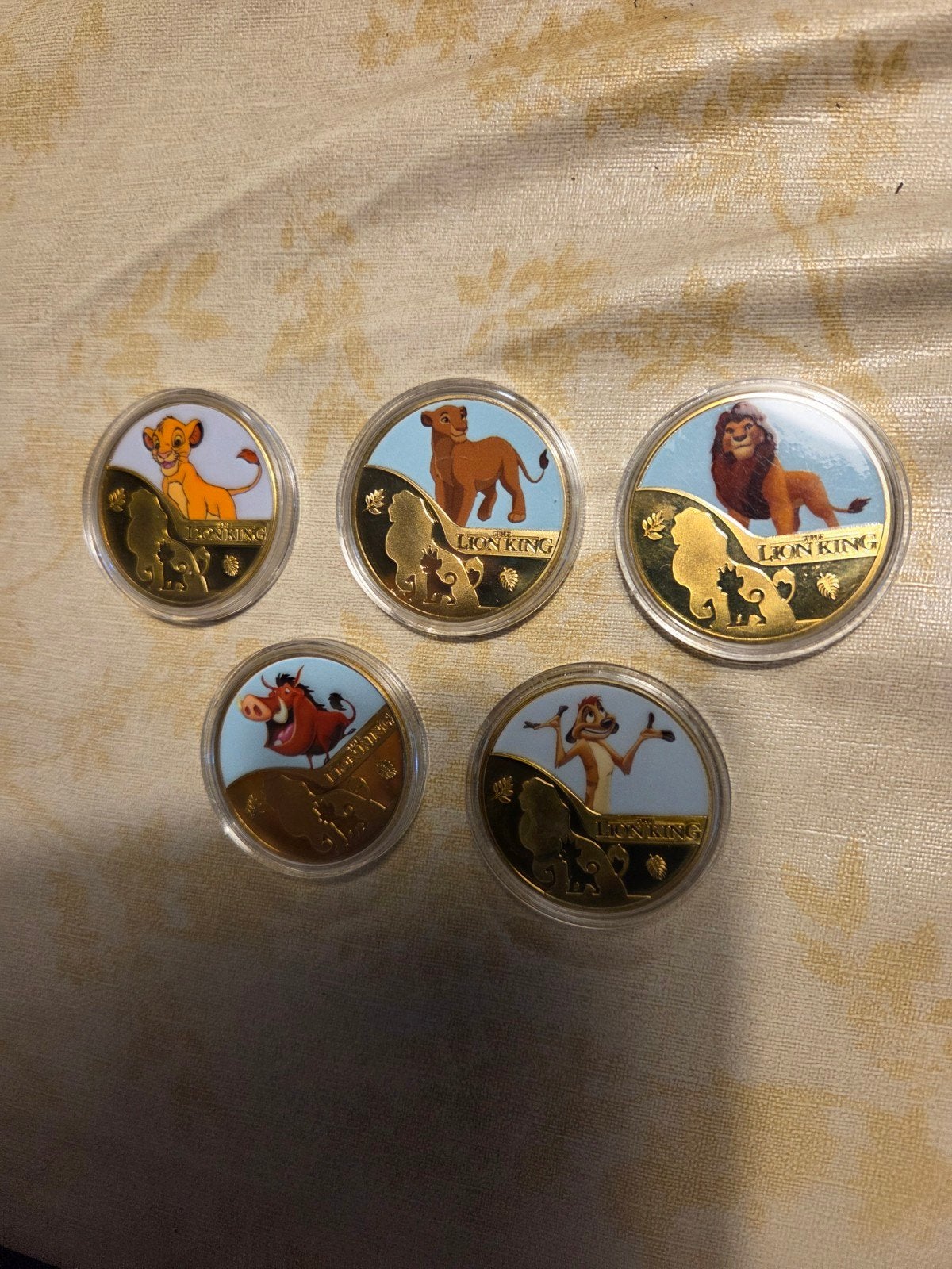 De Leeuwenkoning munten set - Disney verzamelobjecten, Verzamelen, Disney, Verzenden, Nieuw