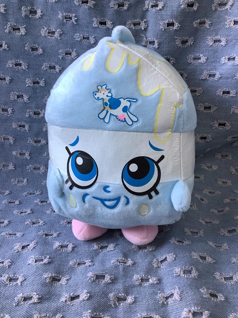 Squishmallow Shopkins Knuffel - Steun KIKA, Overige karakters, Overige typen, Blauw, Ophalen of Verzenden