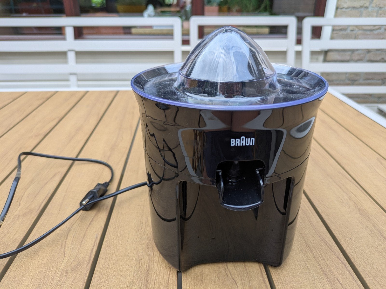 Braun Citruspers CJ302AI - Automatische start/stop, Zwart, Witgoed en Apparatuur, Ophalen of Verzenden, Zo goed als nieuw