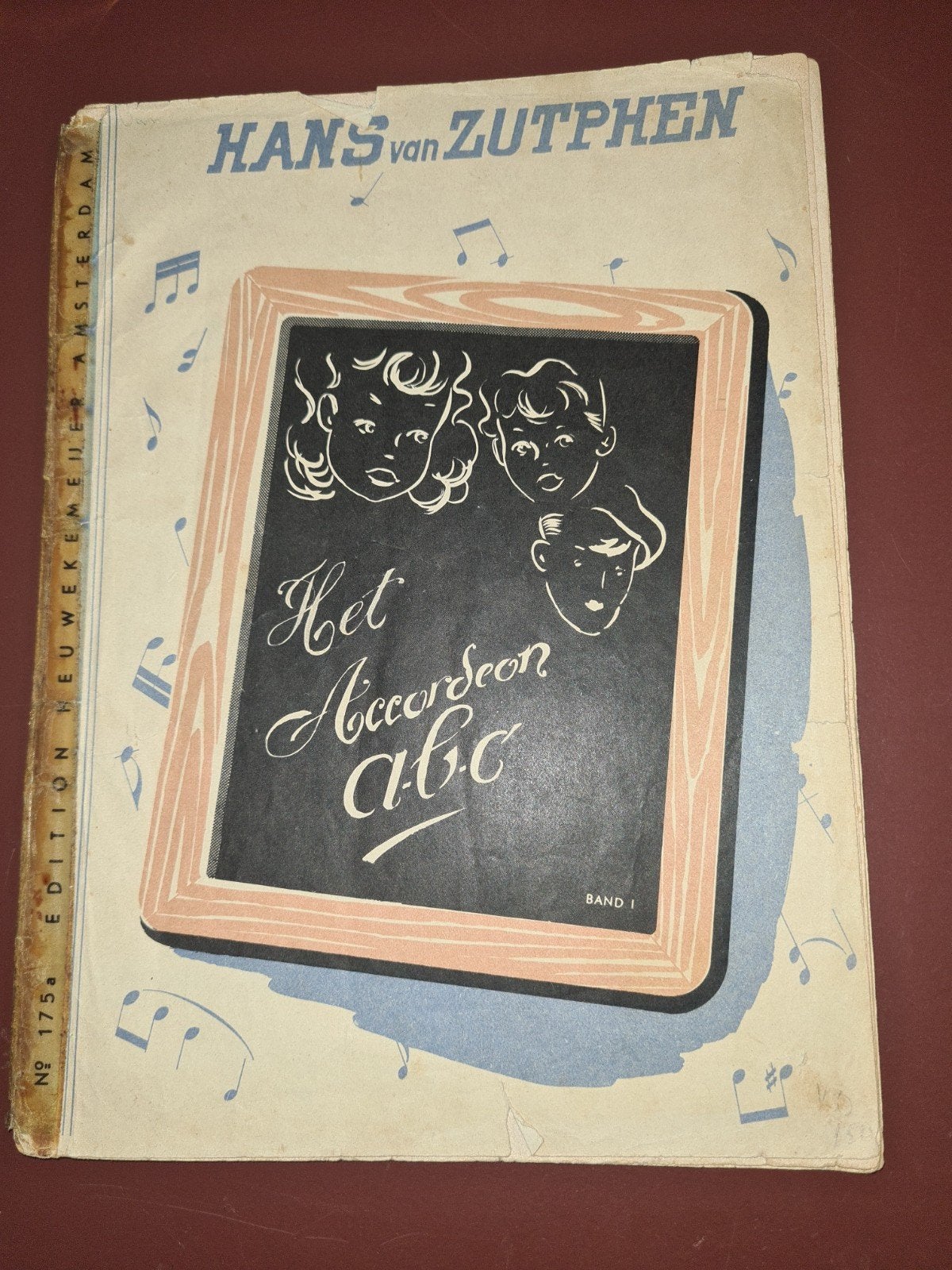 Hans van Zutphen - Het Accordeon A.B.C. Band I, Gebruikt, Les of Cursus, Ophalen of Verzenden, Populair