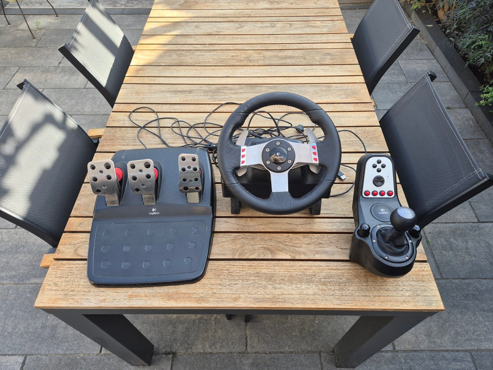 Logitech Driving Force G27 Stuur - PS3 + PC, Computers en Software, Ophalen, Zo goed als nieuw, Logitech