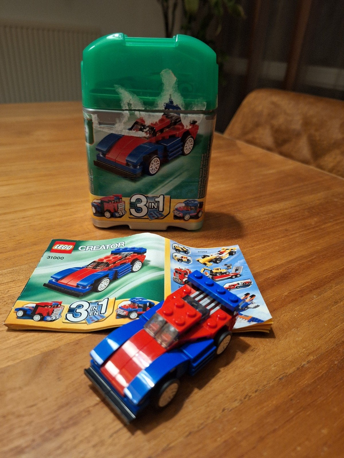 Lego Creator 31000 Auto's 3 in 1, Inclusief instructies, Lego, Ophalen of Verzenden, Zo goed als nieuw