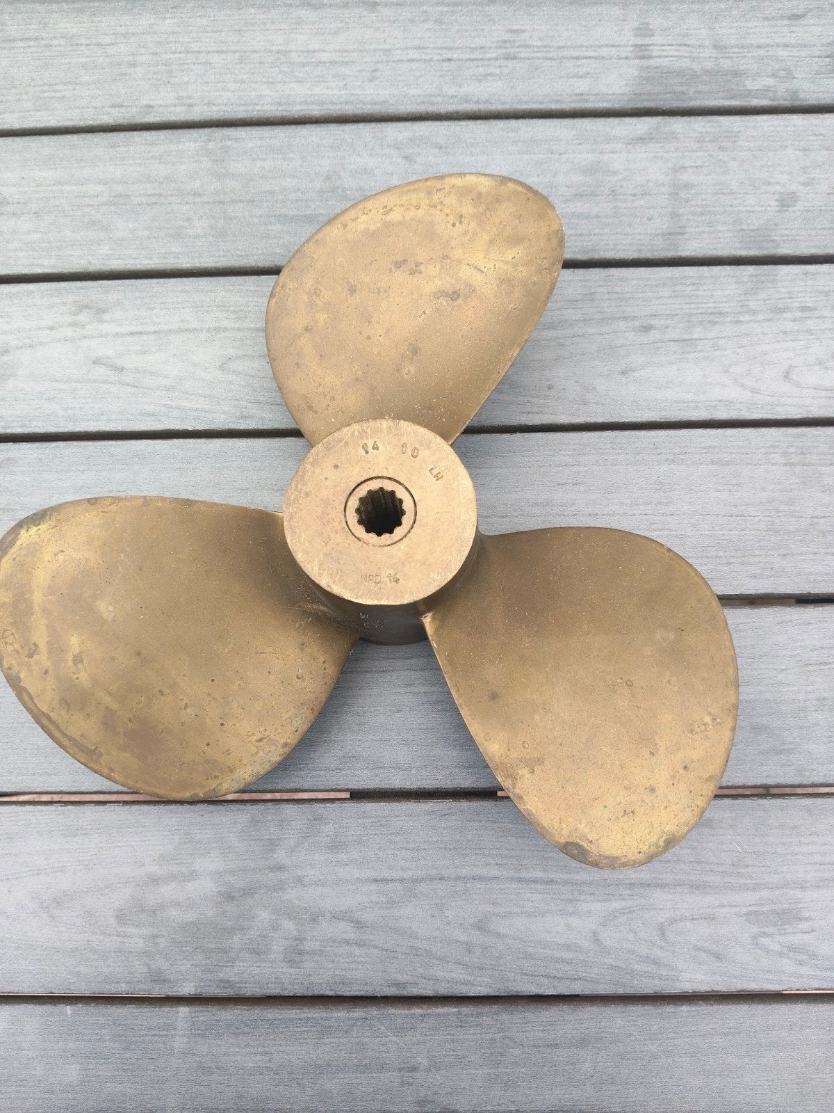 Bronzen 3-blads schroef - Radice Lega Mill-B, Ophalen, Motor en Techniek, Motorboot