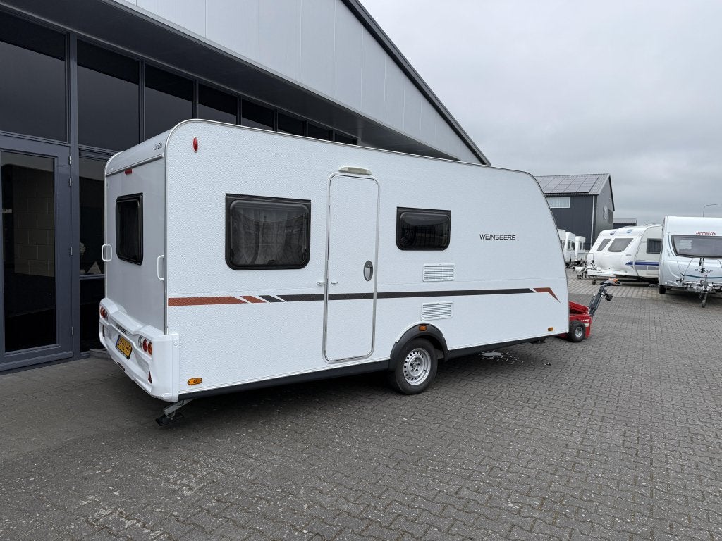 Weinsberg CaraCito 470 EU 2 Aparte bedden 1200KG BJ 2021, Caravans en Kamperen, Overige merken, Lengtebed, Bedrijf, Treinzit