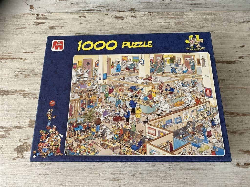 Jan van haasteren - van harte beterschap! [s607], Hobby en Vrije tijd, Denksport en Puzzels, Ophalen of Verzenden, 500 t/m 1500 stukjes