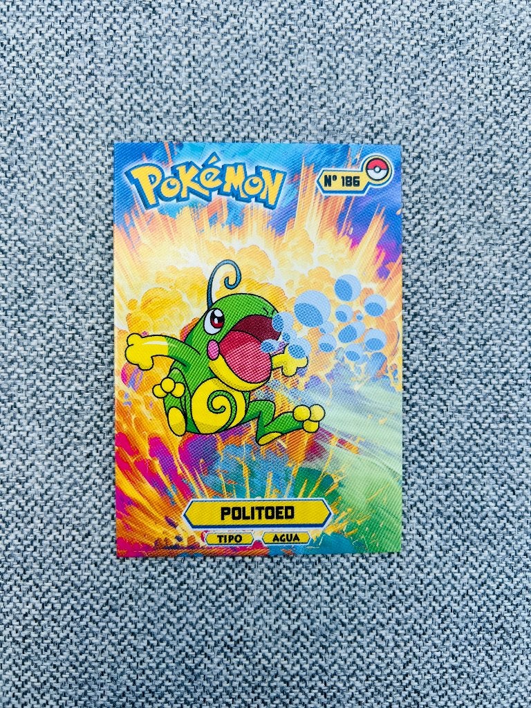 Politoed Johto Card Top Collection Promo Pokemon, Verzenden, Zo goed als nieuw, Losse kaart, Foil