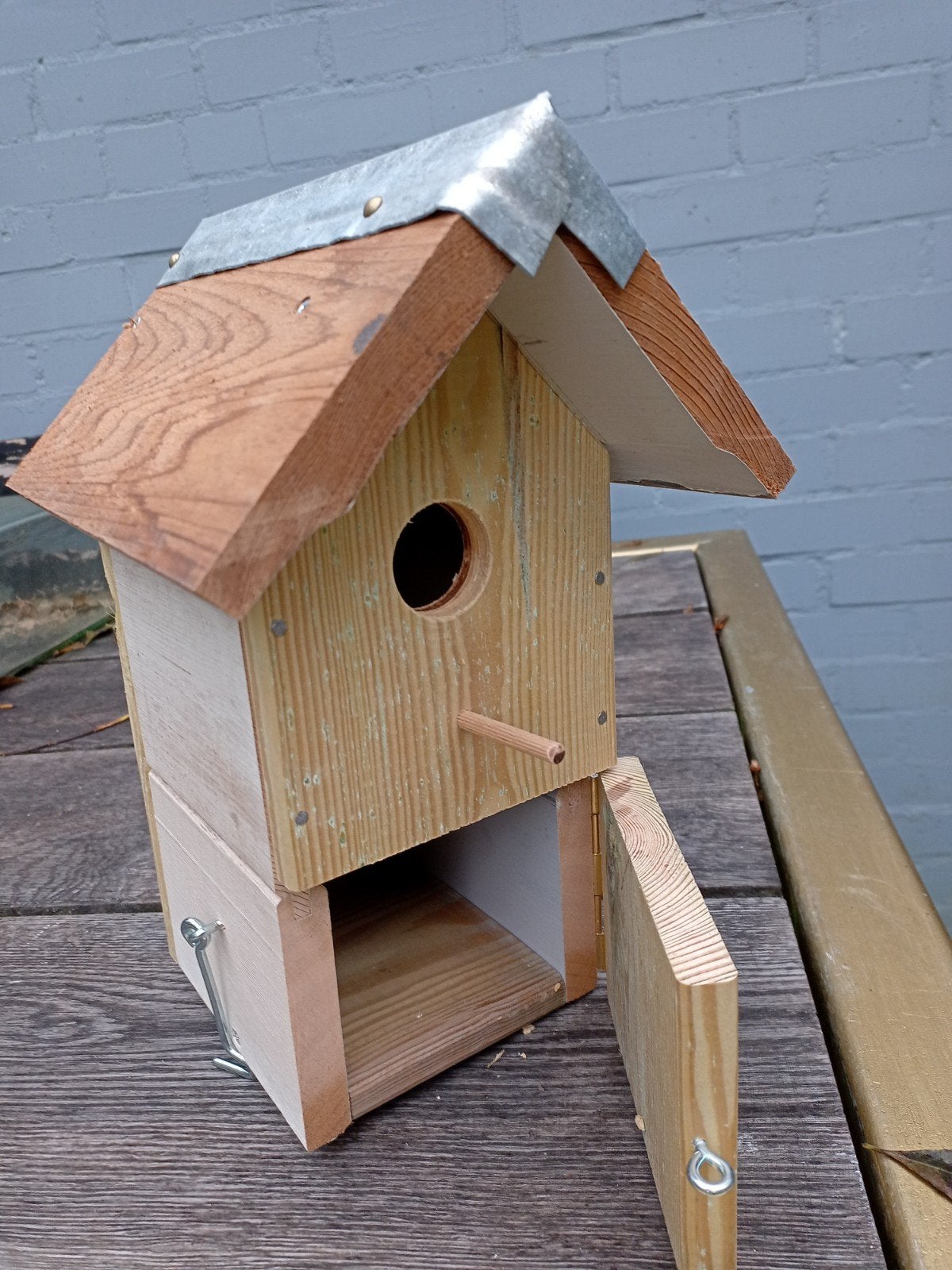 Nestkastje, Dieren en Toebehoren, Vogels | Hokken en Kooien, Ophalen of Verzenden, Nieuw, Hout, Vogelkooi