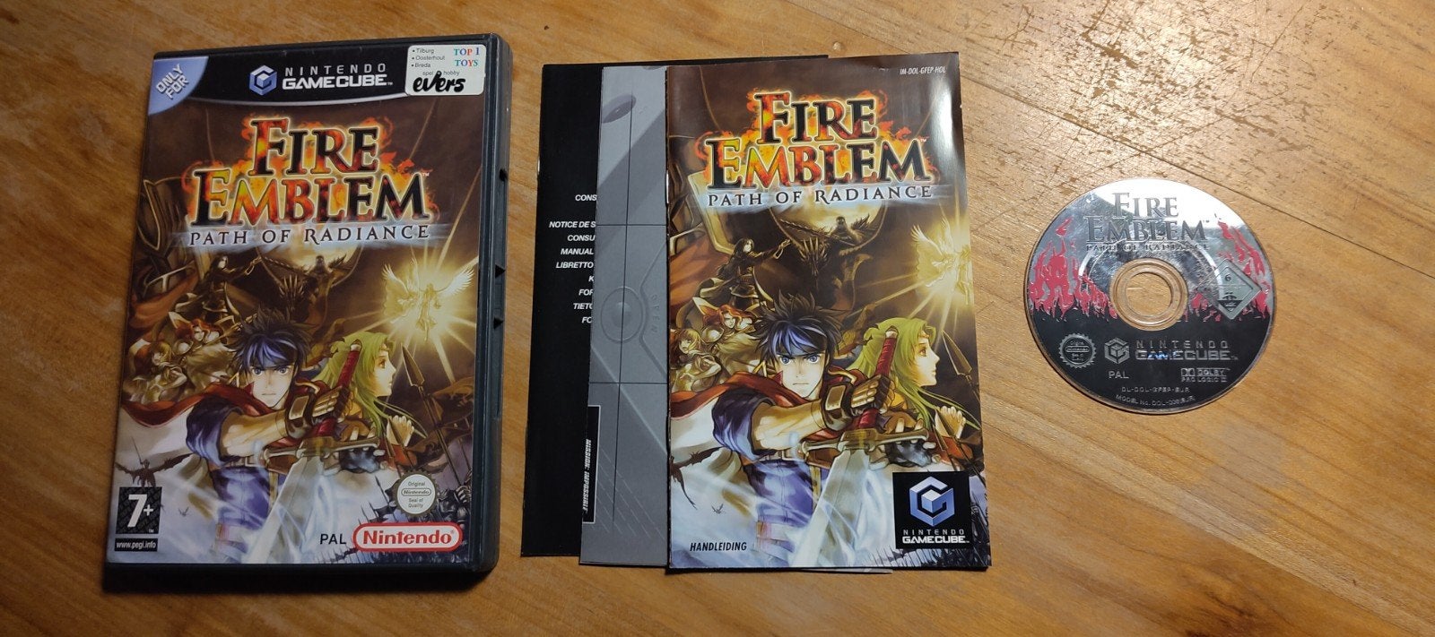 Fire Emblem Path of Radiance GameCube krasvrije disc boekje, Spelcomputers en Games, 1 speler, Ophalen of Verzenden, Zo goed als nieuw