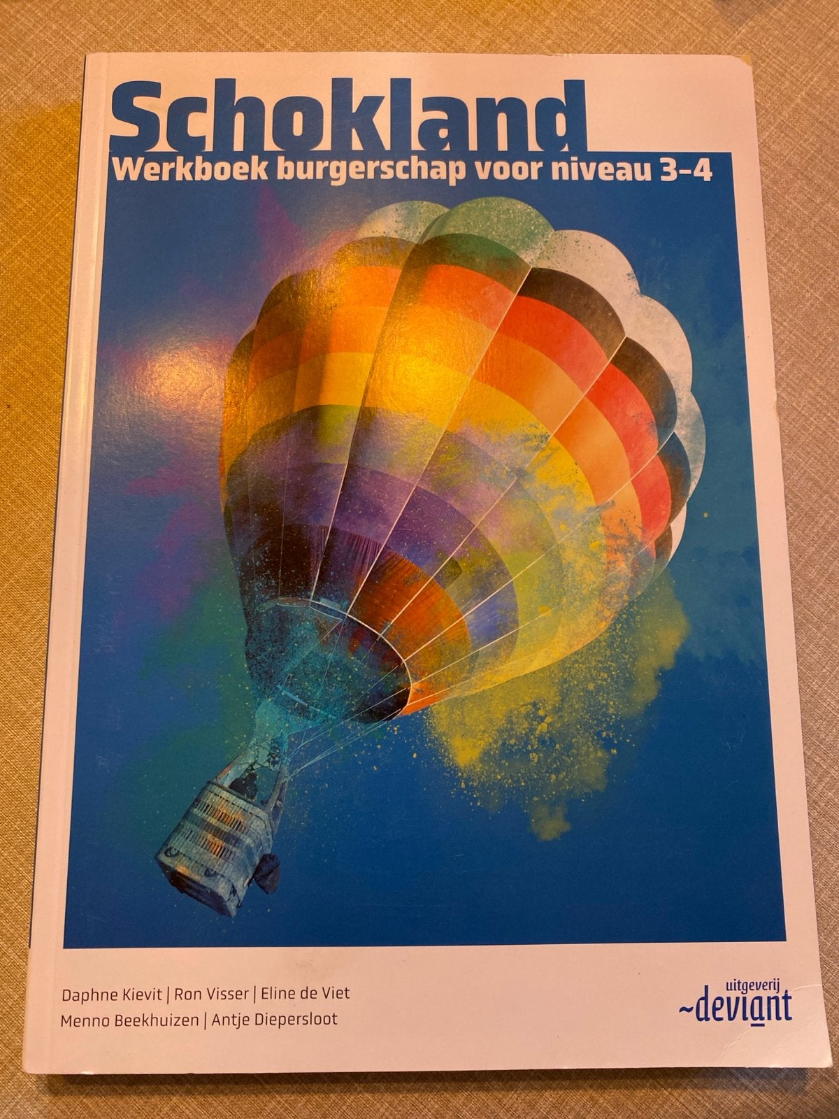 Schokland Werkboek burgerschap niveau 3-4, Boeken, Ophalen of Verzenden, Zo goed als nieuw, Overige niveaus, Overige vakken