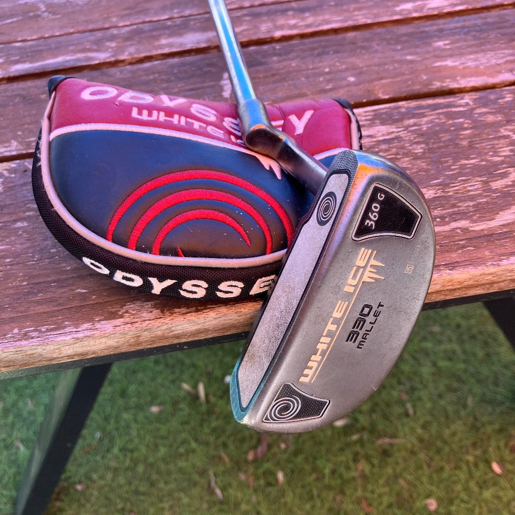 Odyssey White ice 330 mallet putter RH, Sport en Fitness, Overige merken, Gebruikt, -, -