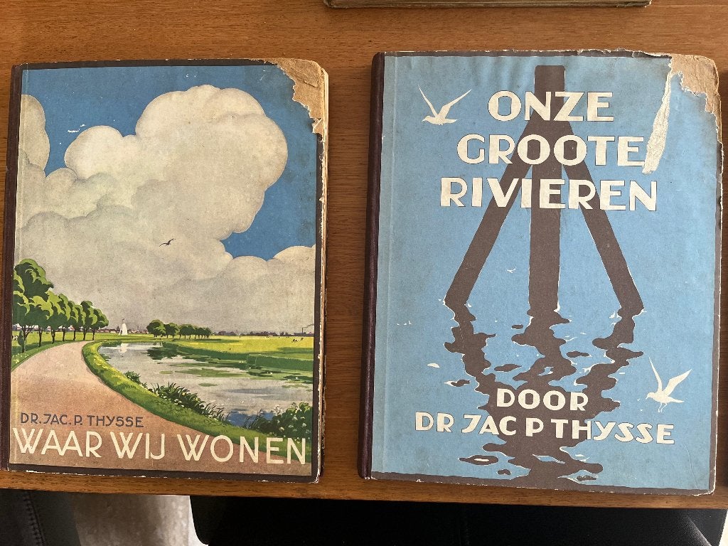 Originele oude Verkade/Klaverblad albums met plakplaatjes, Antiek en Kunst, Ophalen of Verzenden