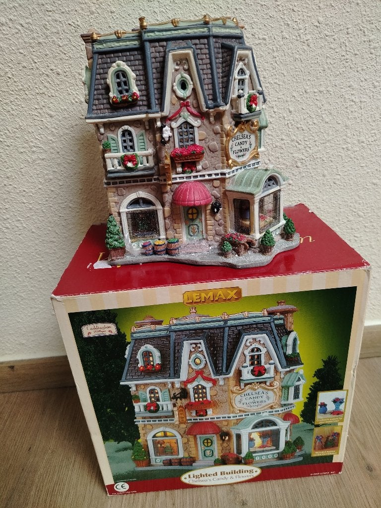 lemax kersthuisje: Chelsea's candy flowers, Diversen, Kerst, Ophalen of Verzenden, Gebruikt