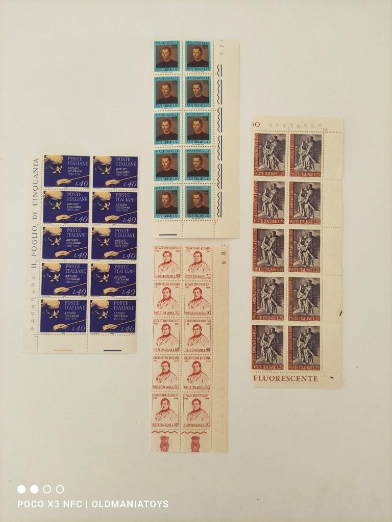 Lotto Francobolli L.90 L. 40 Europa Nuovo di Zecca, Verzenden, 1980 tot heden, Nieuw, Prent
