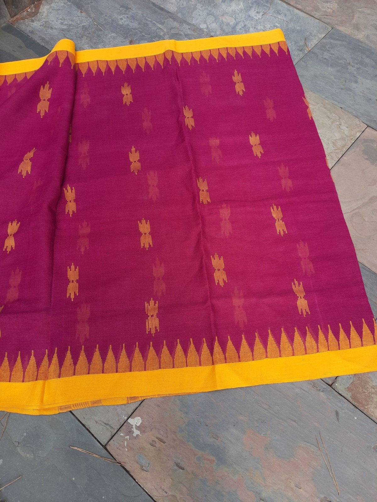 sari Bangladesh met onderrok, Meerkleurig, Maat 46/48 (XL) of groter, Ophalen of Verzenden, Zo goed als nieuw