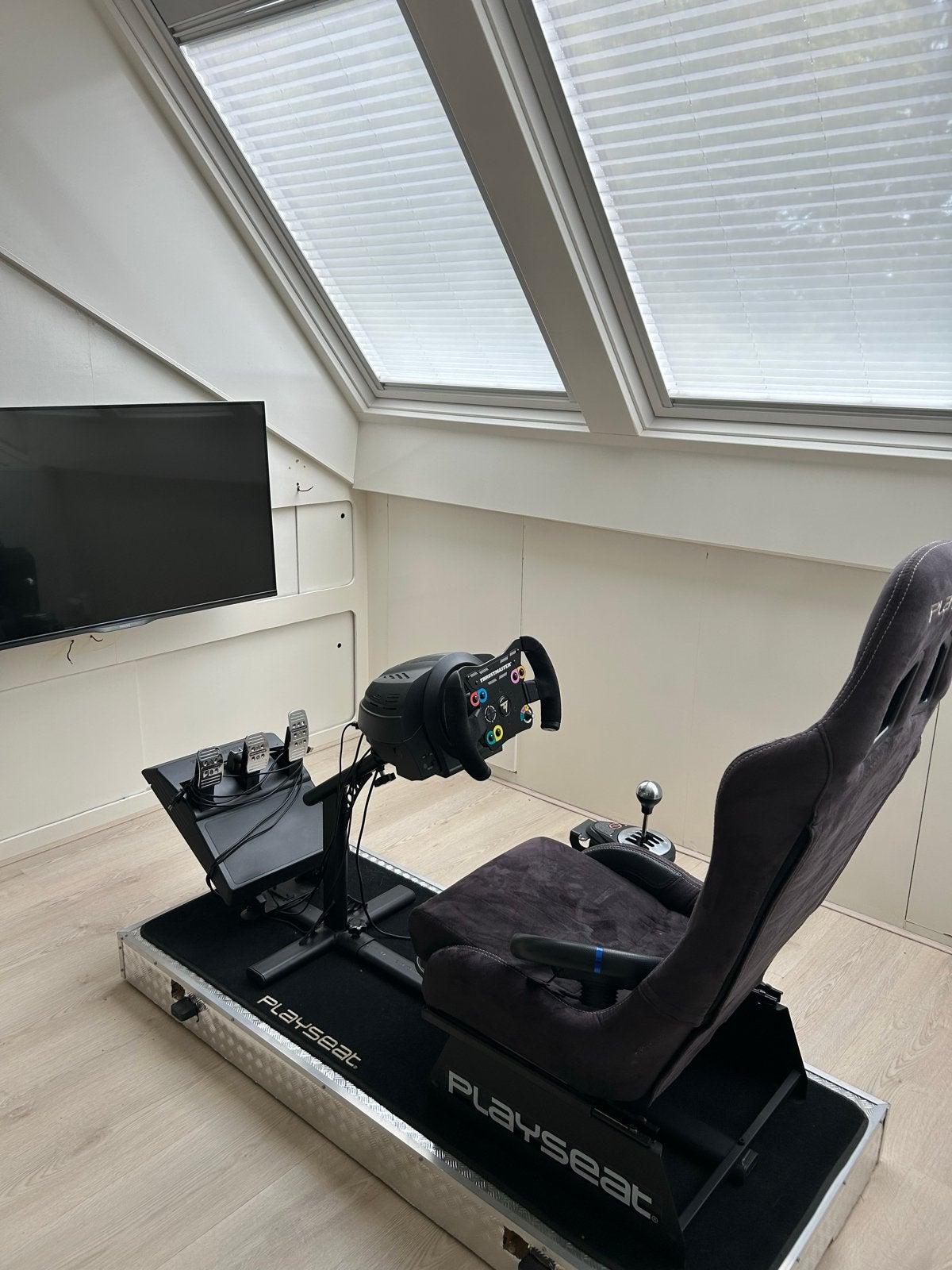 Playseat met Thrustmaster T300RS GT Edition en TH8A, Ophalen, Sony, Gebruikt