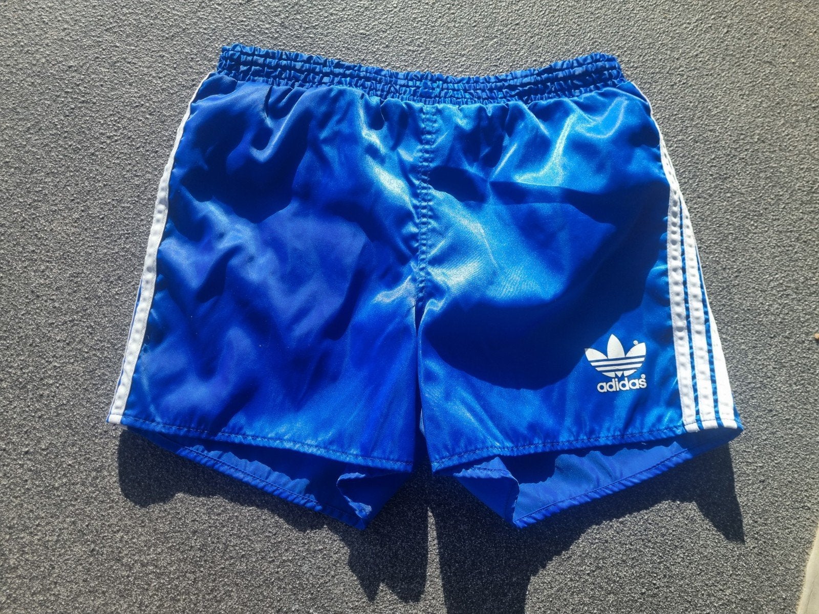 Adidas vintage short. Maat S., Kleding | Heren, Sportkleding, Blauw, Ophalen of Verzenden, Zo goed als nieuw, Adidas