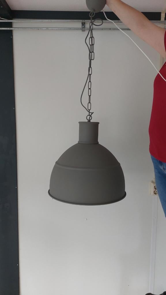 Hanglamp, Ophalen, Zo goed als nieuw, Metaal, Minder dan 50 cm