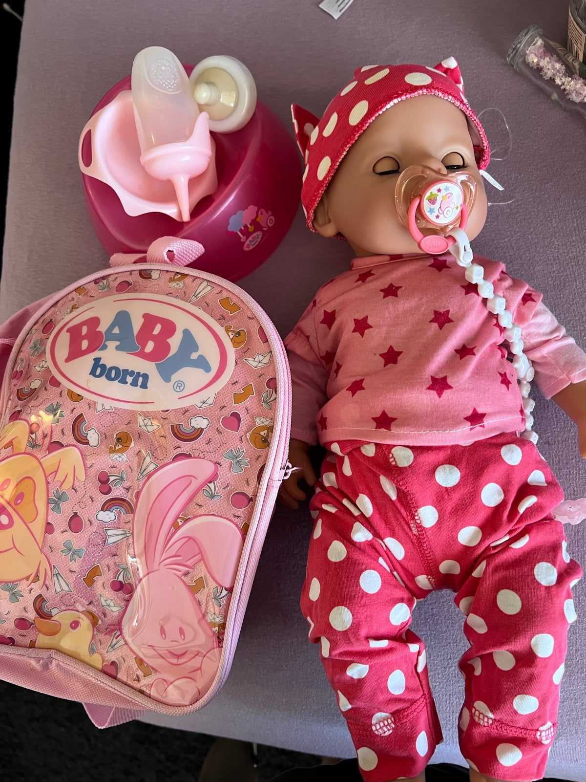 Baby born pop met alle toebehoren, Ophalen, Zo goed als nieuw, Babypop