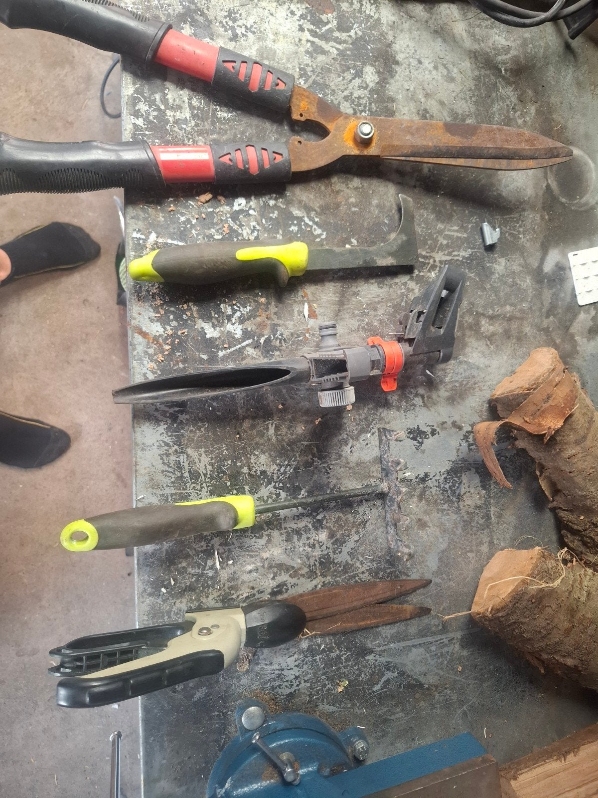 hand tuin gereedschap graschaar onkruid steker heggenschaar, Ophalen