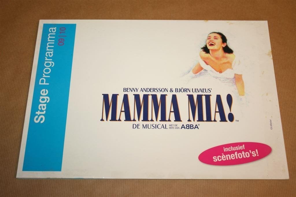 Programmaboek. Benny Andersson & Björn Ulvaeus\' Mamma Mia!, Boeken, Ophalen of Verzenden, Gelezen, Artiest