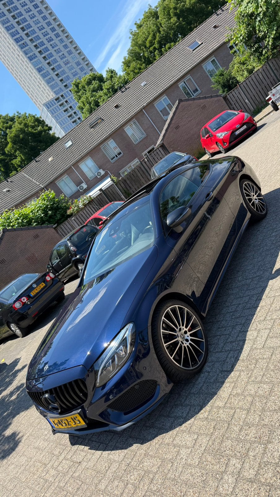 Mercedes-Benz C-Klasse C 250 211pk 9G-Tronic 2017 Blauw, Automaat, Achterwielaandrijving, 4 cilinders, Navigatiesysteem