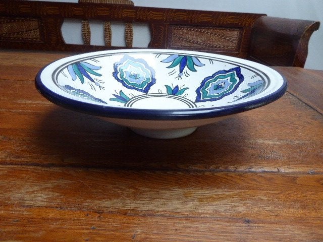 Arabische keramiek schaal, doorsnede 32 cm., Ophalen of Verzenden