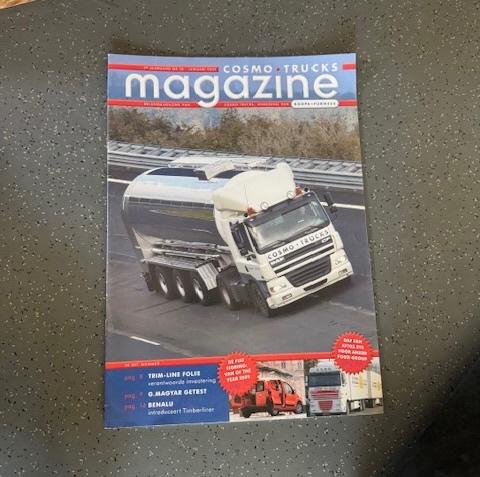 Cosmo trucks magazine, Ophalen of Verzenden, Zo goed als nieuw, Overige merken