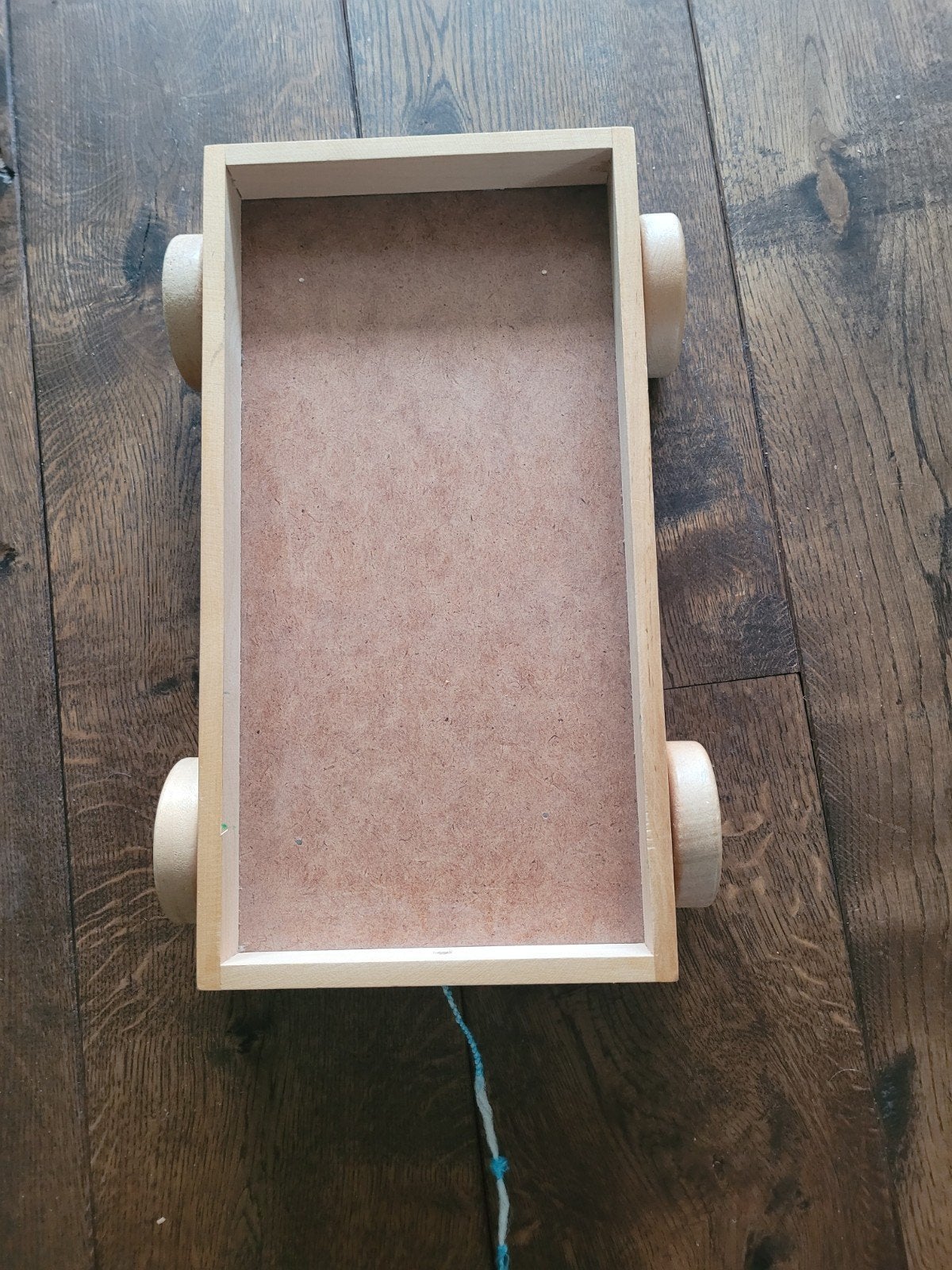 Houten trekkarretje voor kinderen, Ophalen of Verzenden, Gebruikt, Duw- of Trekspeelgoed