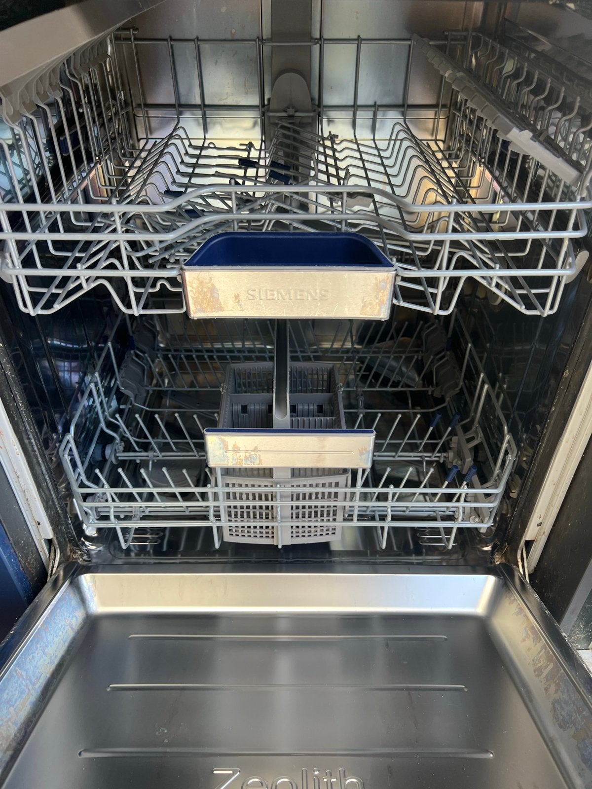 Siemens Inbouw Vaatwasser met Zeolith Droogtechnologie, Ophalen, Gebruikt, 60 cm of meer, Eco programma