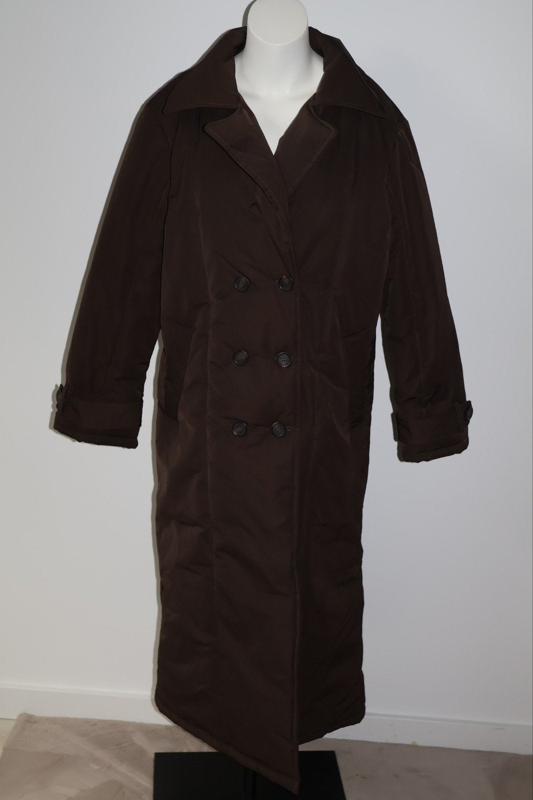 Urbancode London lange bruine winterjas XS S nieuw, Urbancode, Bruin, NL, Nieuw