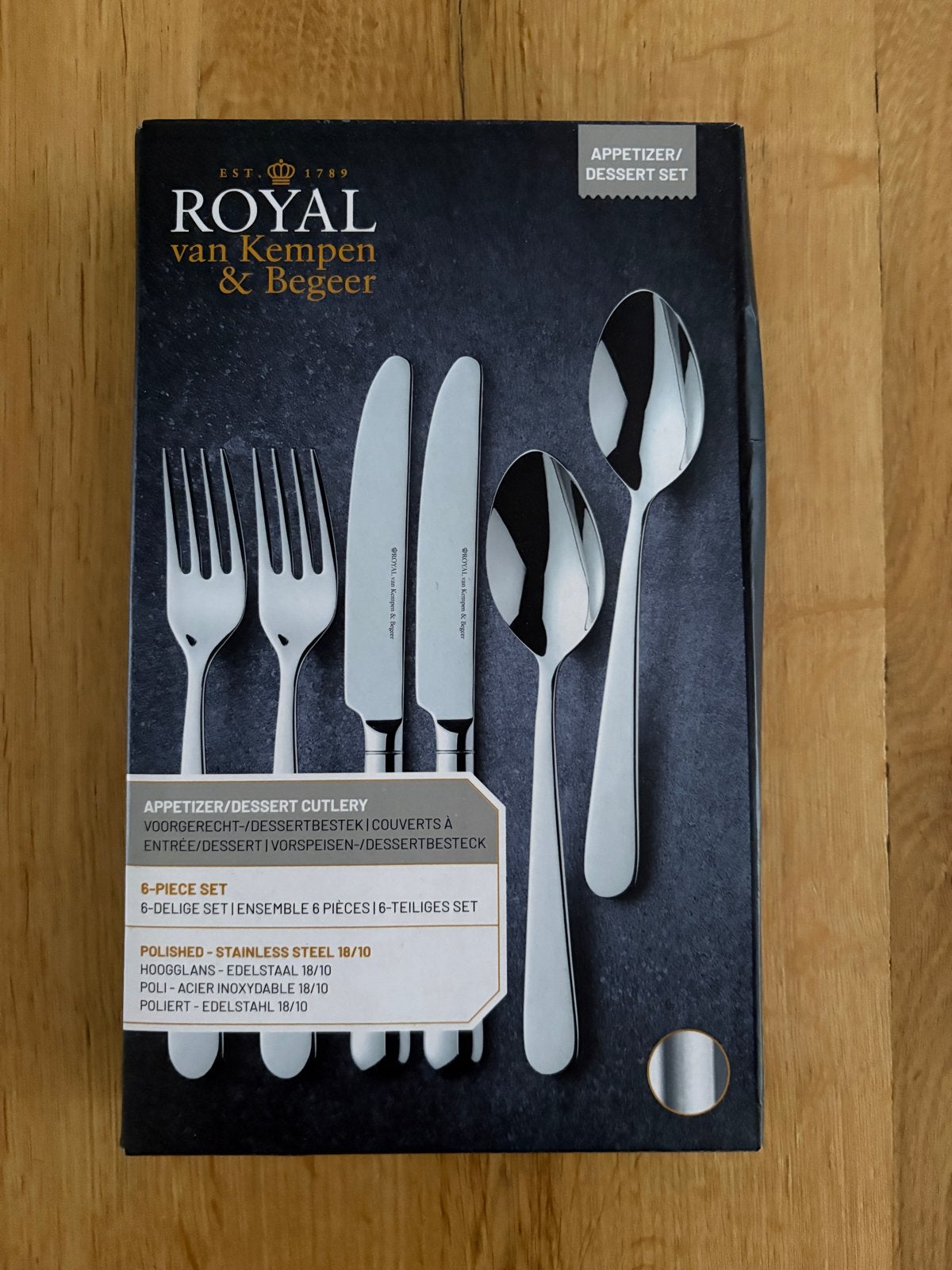 2x Royal van Kempen & Begeer Voorgerecht/Dessert Bestekset, Royal Van Kempen & Begeer, Bestekset, Overige typen, Nieuw